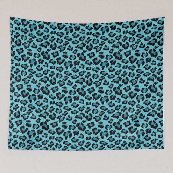 Item preview, Teal and Black Leopard or Jaguar Fur Pattern designed and sold by Candice Davis.