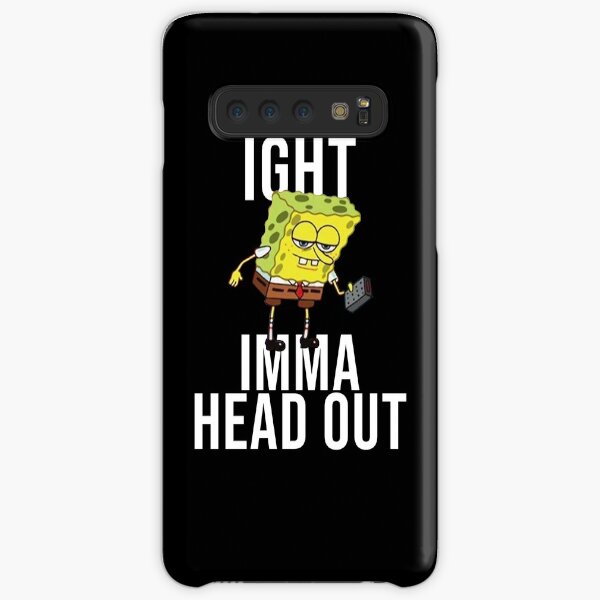 Spongebob Meme: Ight Imma Head Out Samsung Galaxy Snap Case
