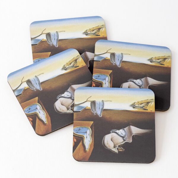 THE PERSISTENCE OF MEMORY - SALVADOR DALI Coasters (Set of 4)