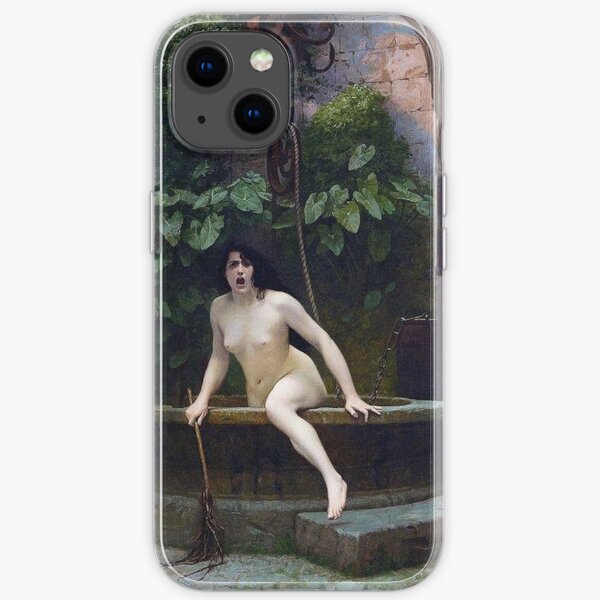 TRUTH COMING OUT OF HER WELL TO SHAME MANKIND - JEAN-LEON GEROME iPhone Soft Case