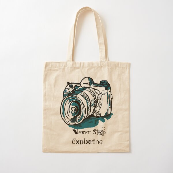 Camera Cotton Tote Bag