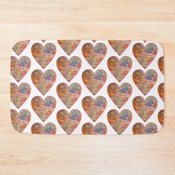 Item preview, Trippy Forest Heart Print! designed and sold by The Rage Garden.