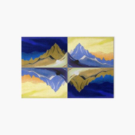 Fantasy on the Himalayas (Sonata overhead paint) Nicholas Roerich Painting Art Board Print