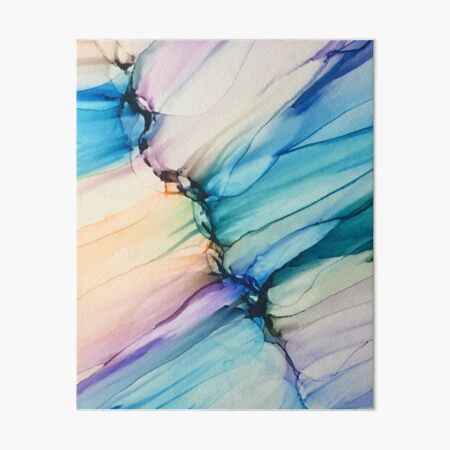 Dragonfly Waterfalls Art Board Print