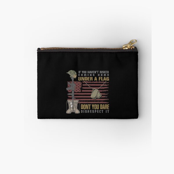 Item preview, If You Haven't Risked Coming Home Under A Flag Don't You Dare Disrespect It, Military Service, Veteran designed and sold by Logic72.