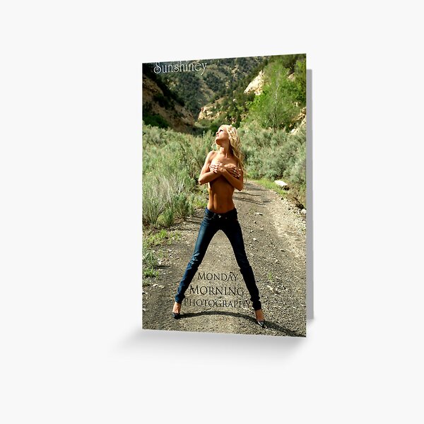 Road Block Greeting Card