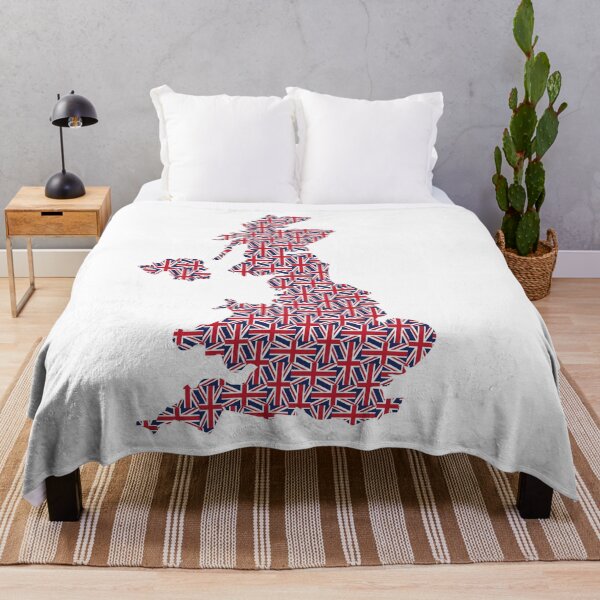 Item preview, Union Jack Map of Great Britain designed and sold by Candice Davis.