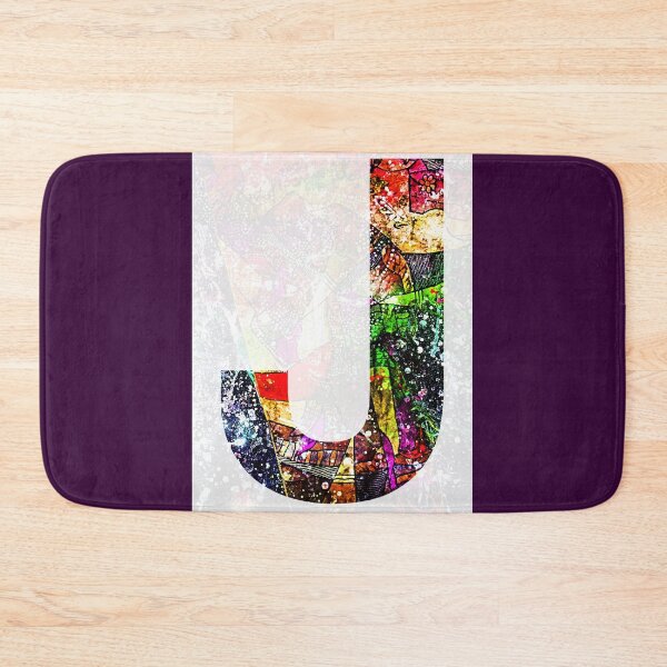 Item preview, J text art multi colored designed and sold by Aquila Light Pictures.