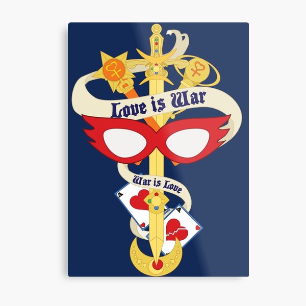 Sailor Venus Banner Metal Print