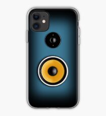 Speaker Phone Blue iPhone Case