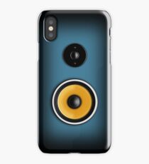 Speaker Phone Blue iPhone Case