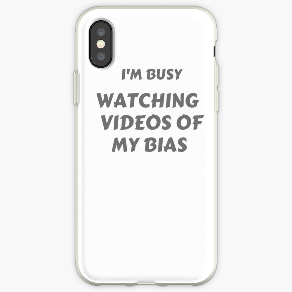 "I'm Busy" Bias T-shirt iPhone Case & Cover