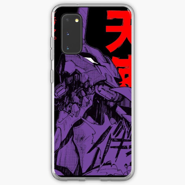 Evangelion Robot Kanji Black Samsung Galaxy Soft Case