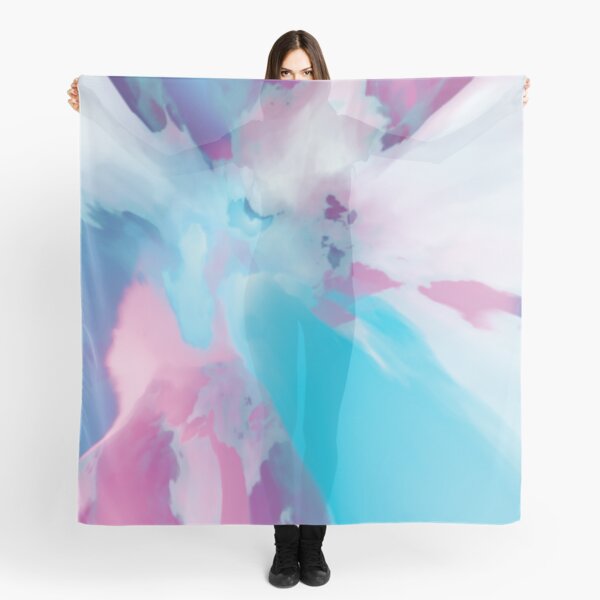 Item preview, Trans Flag Nebula Scarf [Iteration B] designed and sold by Serin Jameson.