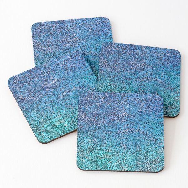 Item preview, Blue ombre Fancy scroll work designed and sold by Sunny Creations.