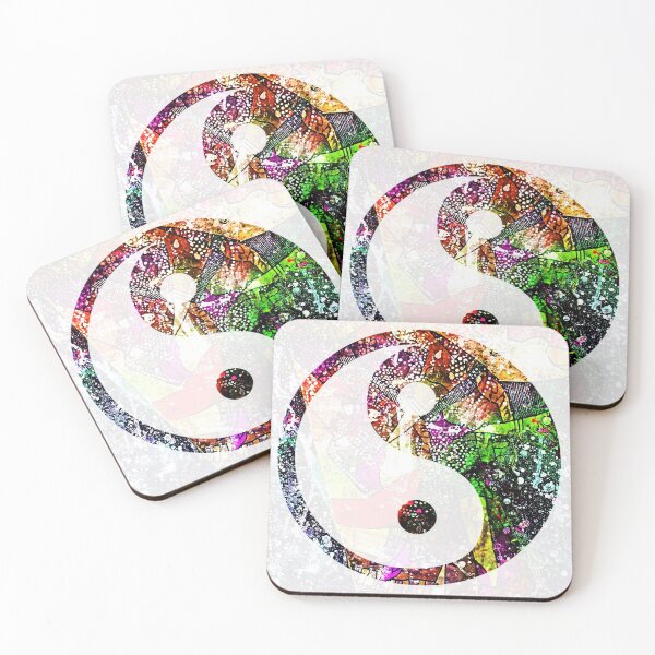 Aperçu de l'œuvre Yin Yang multicolore créée et vendue par Aquila Light Pictures.