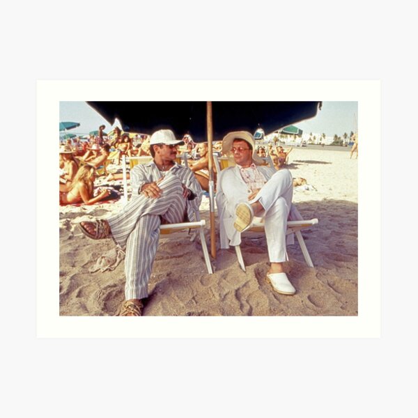 The Birdcage Beach Vibes Art Print