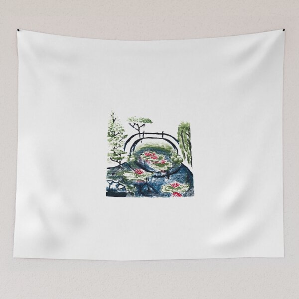 Item preview, Waterlilies under a Bridge designed and sold by Alst457.