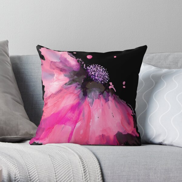 Pretty in Pink Throw Pillow