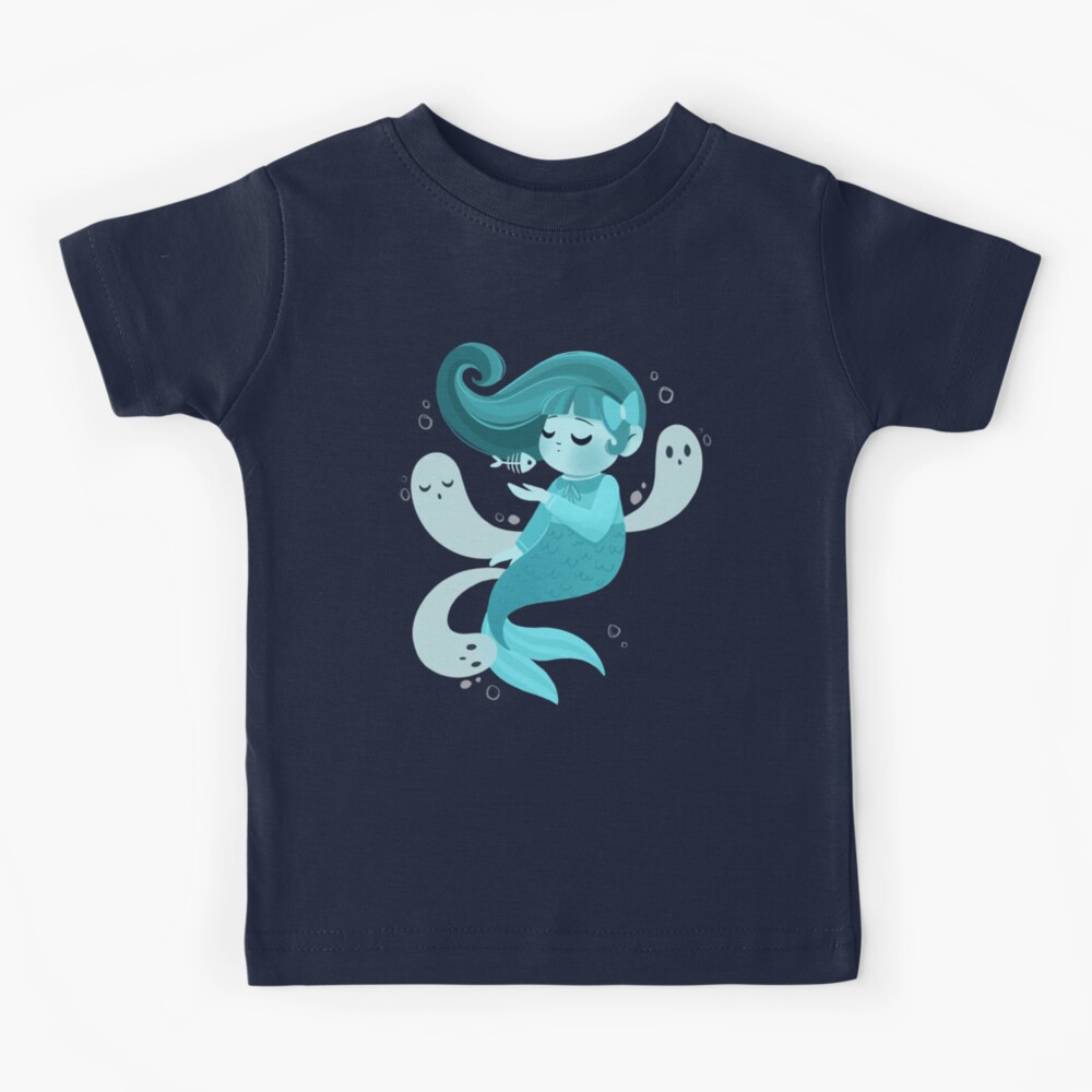 Ghost Mermaid Kids T-Shirt