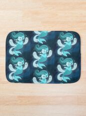 Ghost Mermaid Bath Mat