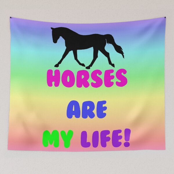 Item preview, Colorful Horses Are My Life  designed and sold by Patricia Barmatz.
