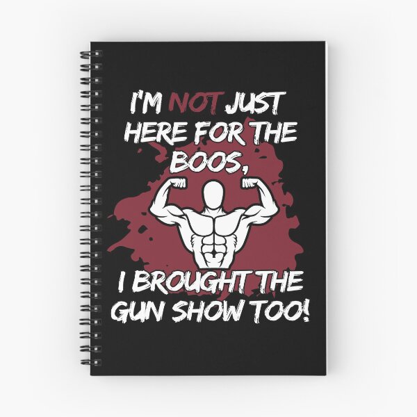 Item preview, I'M NOT JUST HERE FOR THE BOOS I BROUGHT THE GUN SHOW TOO #2 TEXT ONLY BOOS GRAPHIC DESIGN SHIRTS AND APPAREL PERFECT GIFT IDEAS designed and sold by GabiBlaze.
