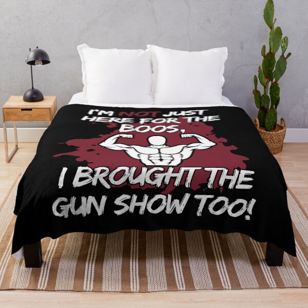 Item preview, I'M NOT JUST HERE FOR THE BOOS I BROUGHT THE GUN SHOW TOO #2 TEXT ONLY BOOS GRAPHIC DESIGN SHIRTS AND APPAREL PERFECT GIFT IDEAS designed and sold by GabiBlaze.