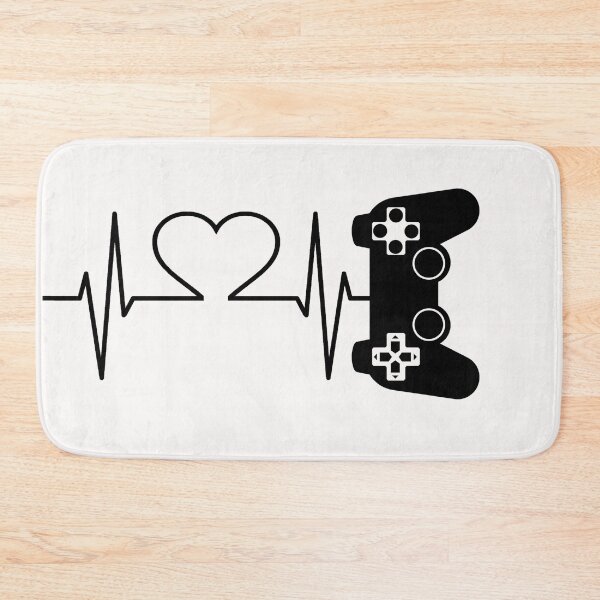 Item preview, Gamer's Love Heartbeat, Gaming Love Heartbeat, Dark designed and sold by Logic72.