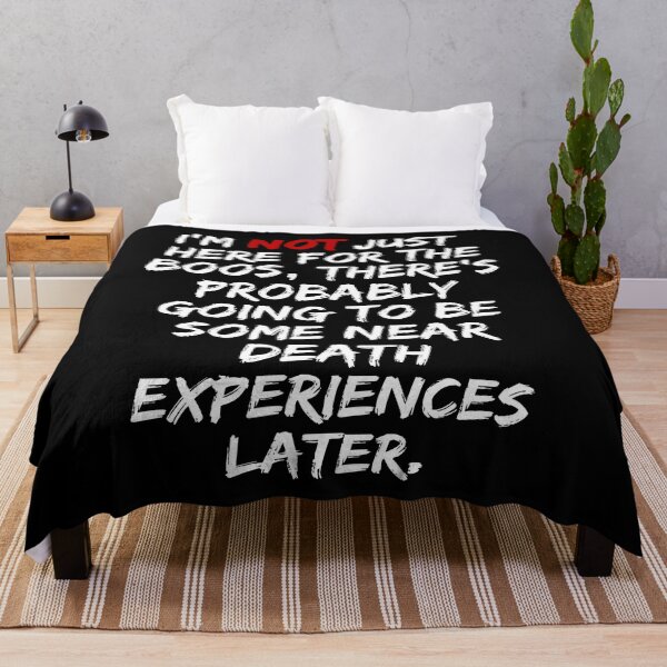 Item preview, I'M NOT JUST HERE FOR THE BOOS THERE'S NEAR DEATH EXPERIENCES TOO #2 TEXT ONLY 2 HALLOWEEN SHIRTS AND APPARELS GIFT IDEA designed and sold by GabiBlaze.