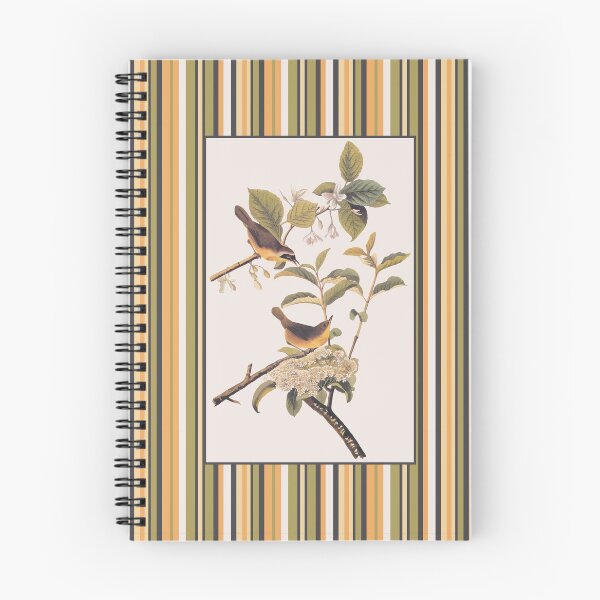 Item preview, Audubon's Maryland Yellowthroat with Coordinating Stripes designed and sold by Candice Davis.