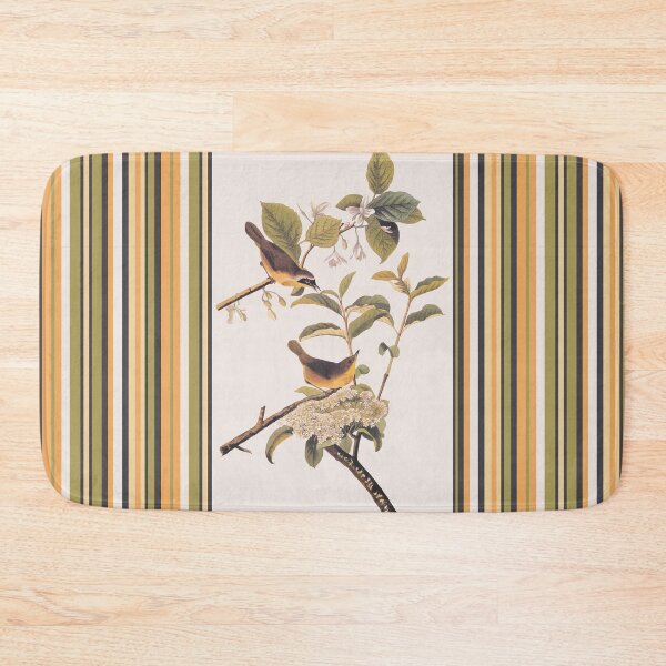 Item preview, Audubon's Maryland Yellowthroat with Coordinating Stripes designed and sold by Candice Davis.