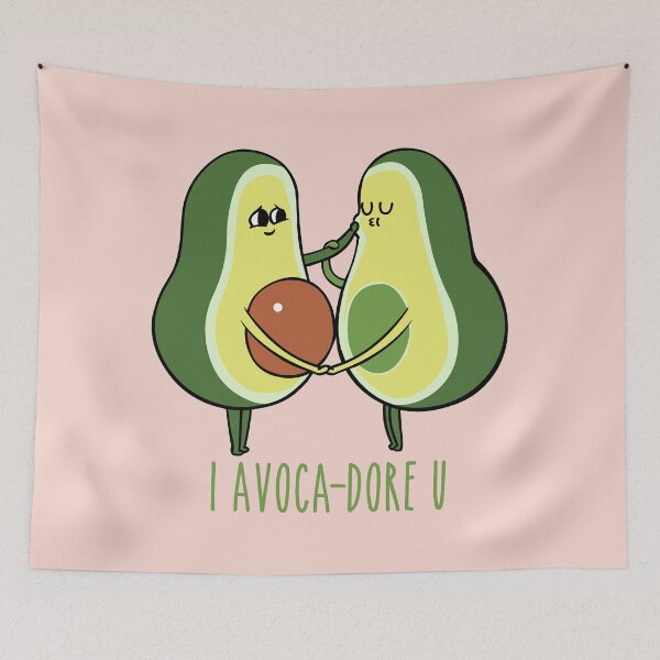 Item preview,  I Adore You Avocado designed and sold by Huebucket.