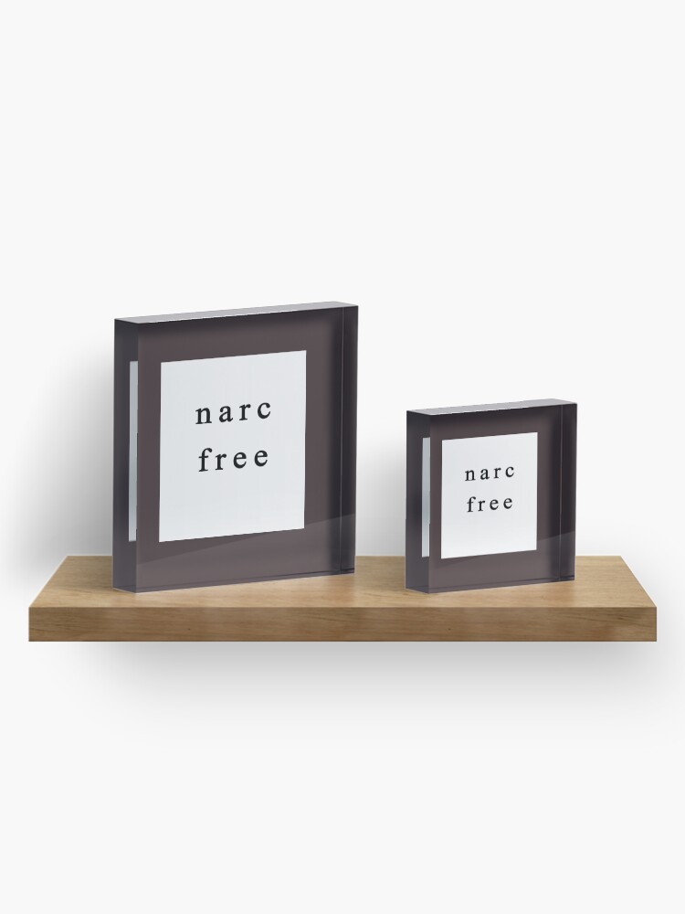 Alternate view of Narc Free Acrylic Block