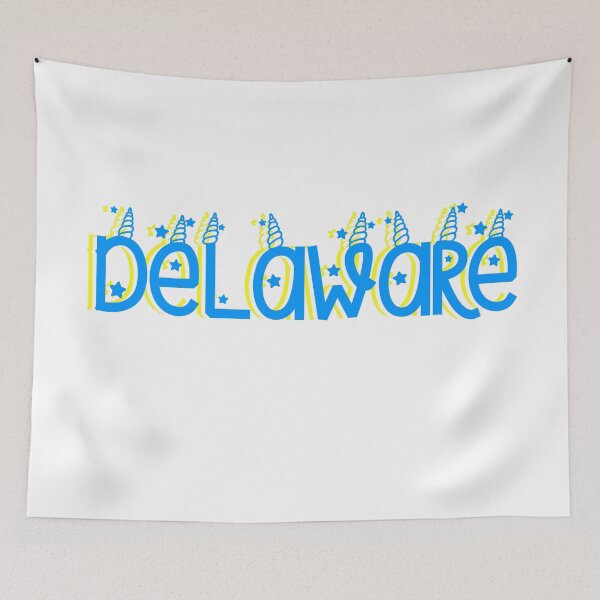Item preview, unicorn-delaware designed and sold by stickersbynic.