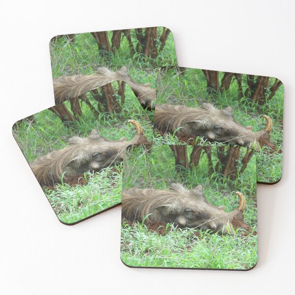 Item preview, SIESTA TIME - THE WARTHOG – Phacochoerus aethiopicus designed and sold by Magriet Meintjes.