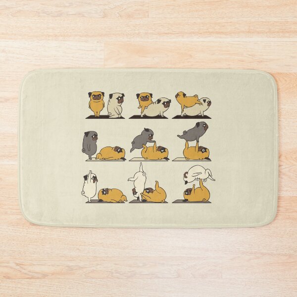 Item preview, AcroYoga with The Pug designed and sold by Huebucket.