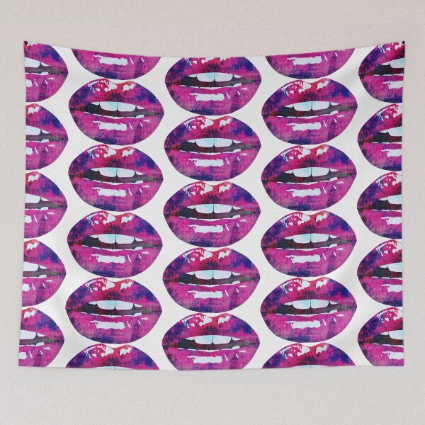 Item preview, Abstract lips pattern designed and sold by StudioNeely.