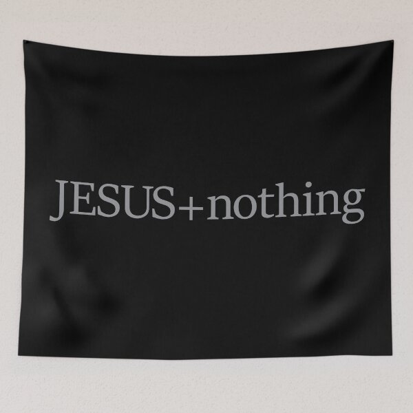 Item preview, JESUS + nothing - JESUS plus nothing designed and sold by IdentiTee Studios.