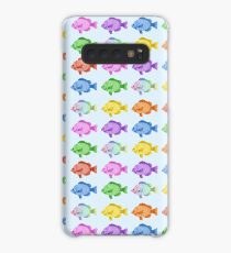 Funda/vinilo para Samsung Galaxy Peces multicolores