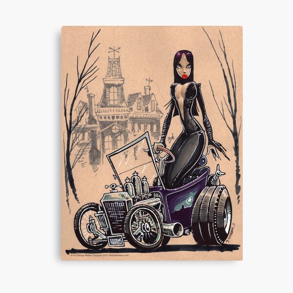 MORTICIA in a T-Bucket Canvas Print