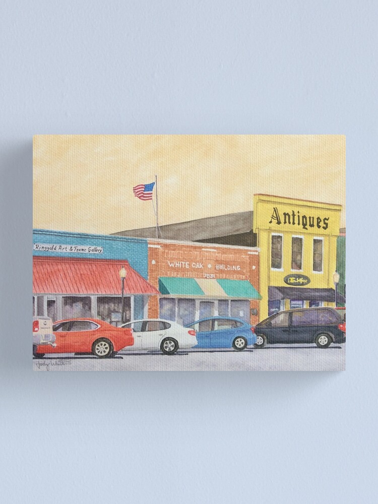 Ringgold Georgia Historic Downtown Canvas Print By Jodywhittemore Redbubble