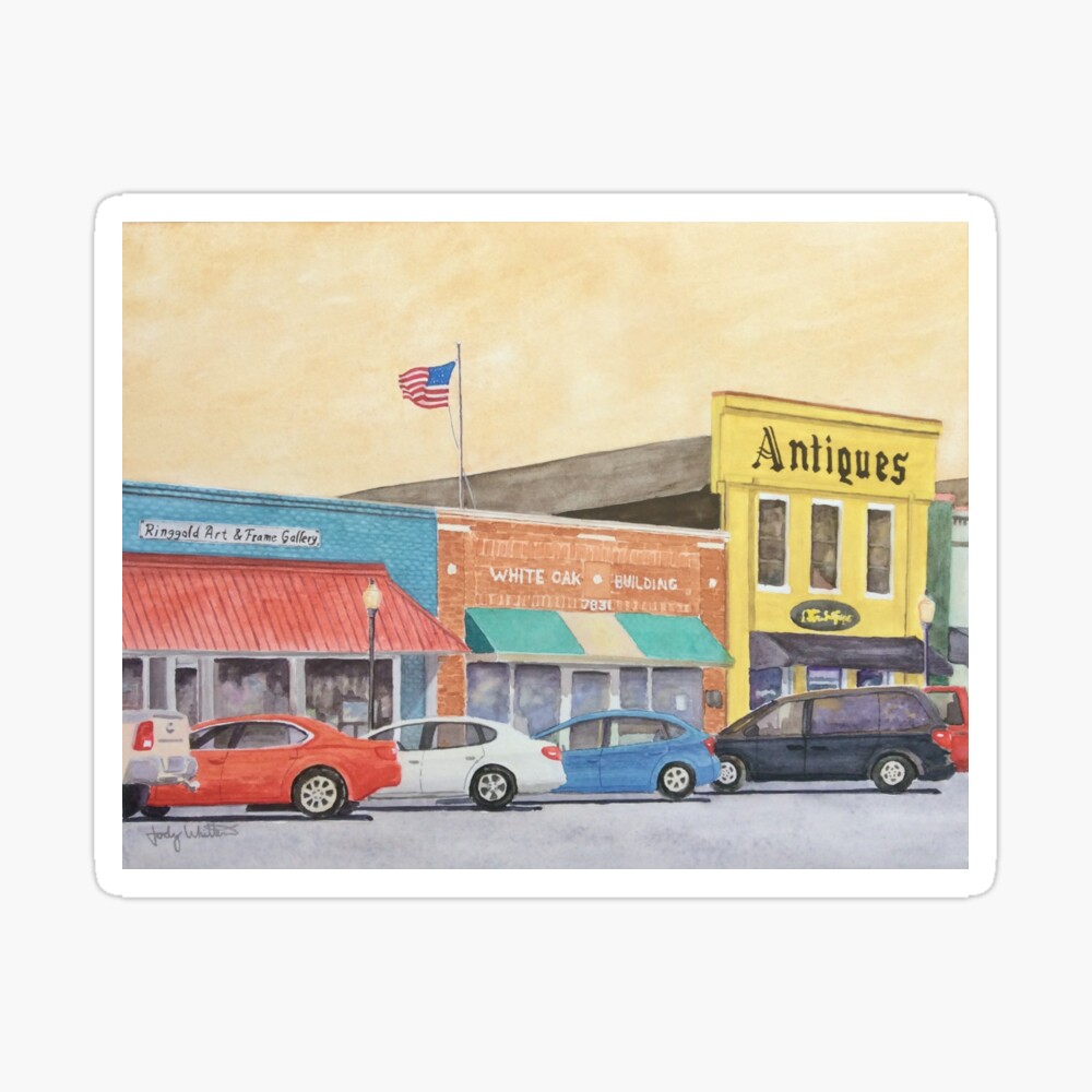 Ringgold Georgia Historic Downtown Canvas Print By Jodywhittemore Redbubble
