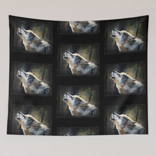 Item preview, Howling Grey Wolf designed and sold by Heathermarie321.