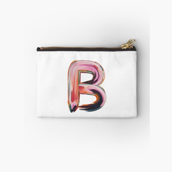 Item preview, “B” brushstroke pinkish/reddish  designed and sold by gsproductsgs.