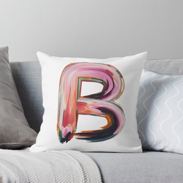 Item preview, “B” brushstroke pinkish/reddish designed and sold by gsproductsgs.