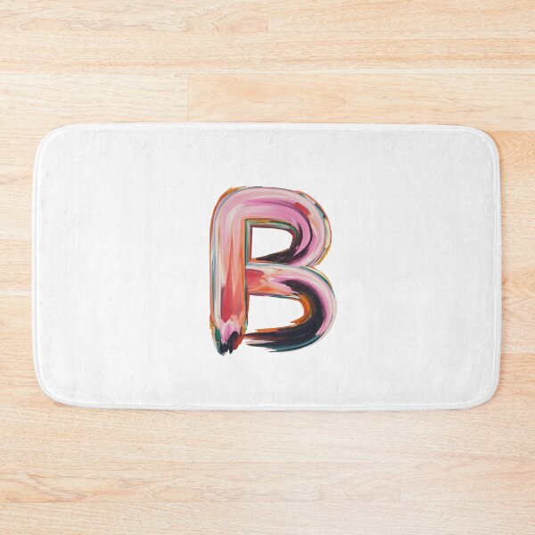 Item preview, “B” brushstroke pinkish/reddish  designed and sold by gsproductsgs.