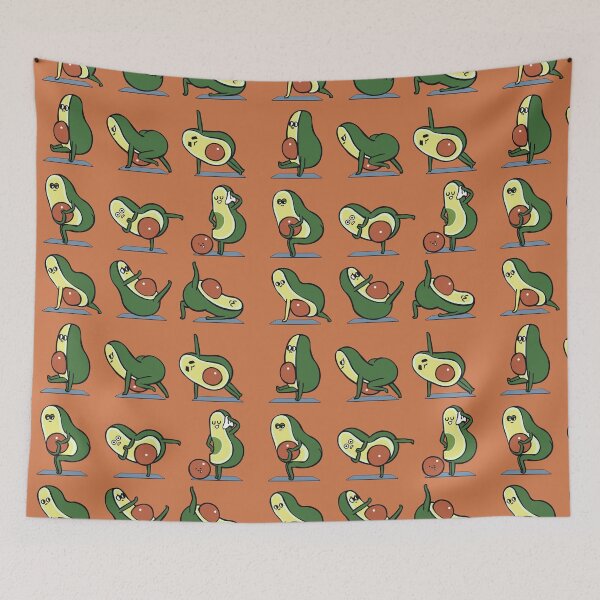 Item preview,  Avocado Yoga For A Flat Tummy designed and sold by Huebucket.
