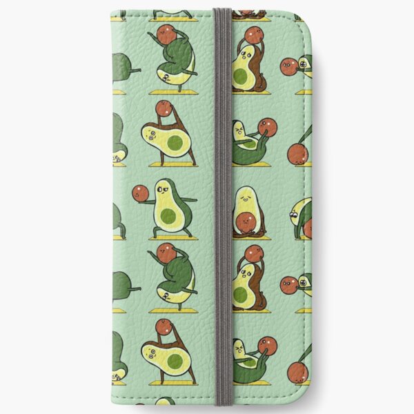 Avocado Yoga With The Seed iPhone Wallet