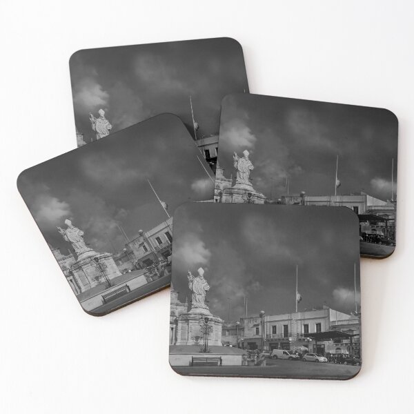 Item preview, Siggiewi Main Square Malta -- Monochrome designed and sold by Edwin  Catania.
